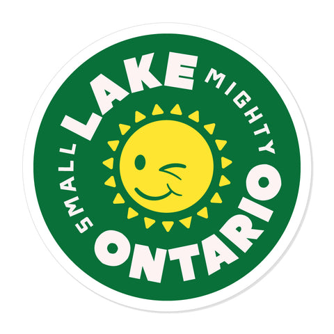 Lake Ontario Small + Mighty 5x5" Sticker Pack