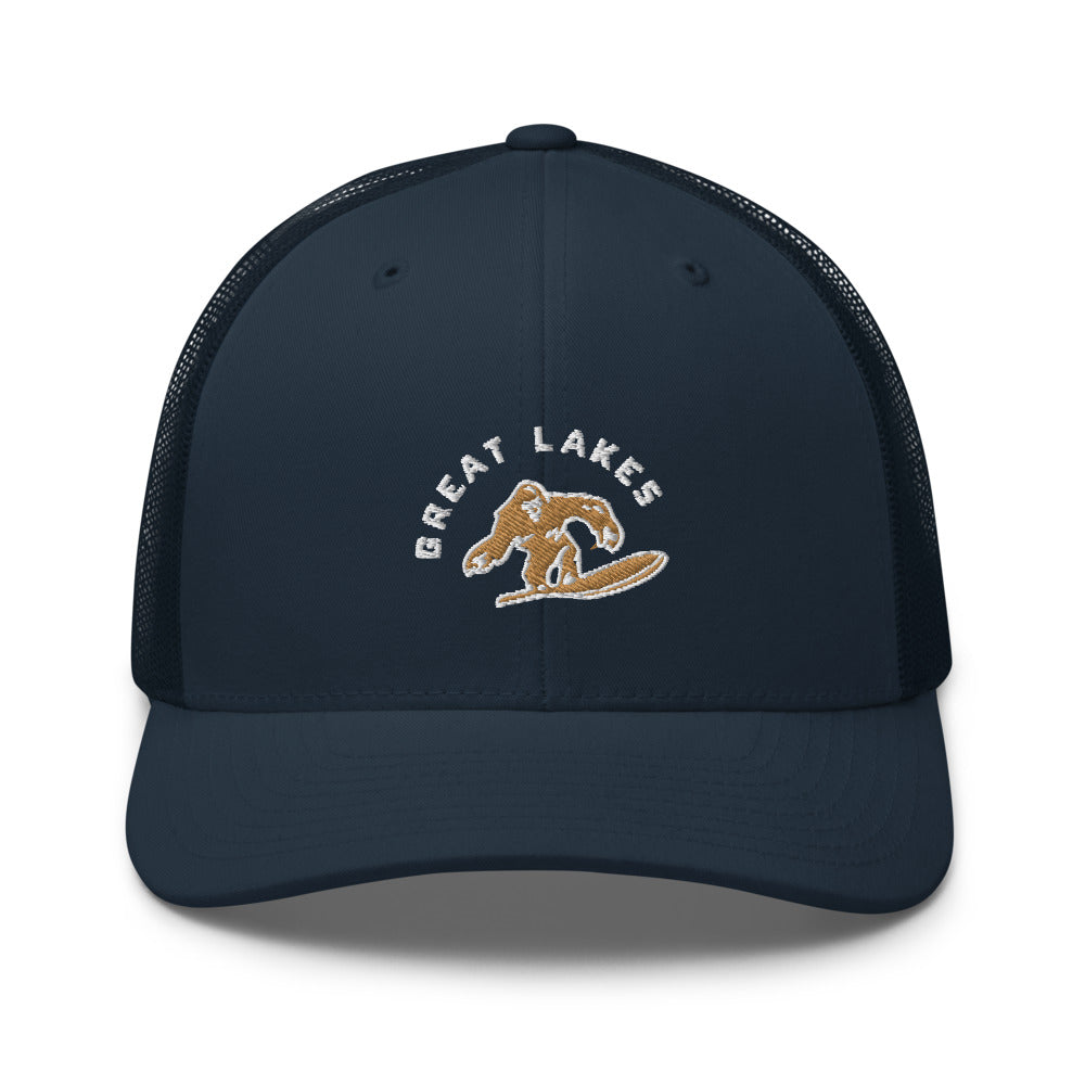 Great Surfin' Yeti Mid-Profile Trucker Cap