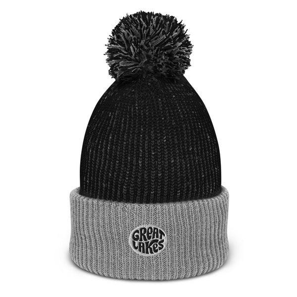 Retro Great Lakes Toque/Pom-Pom Beanie